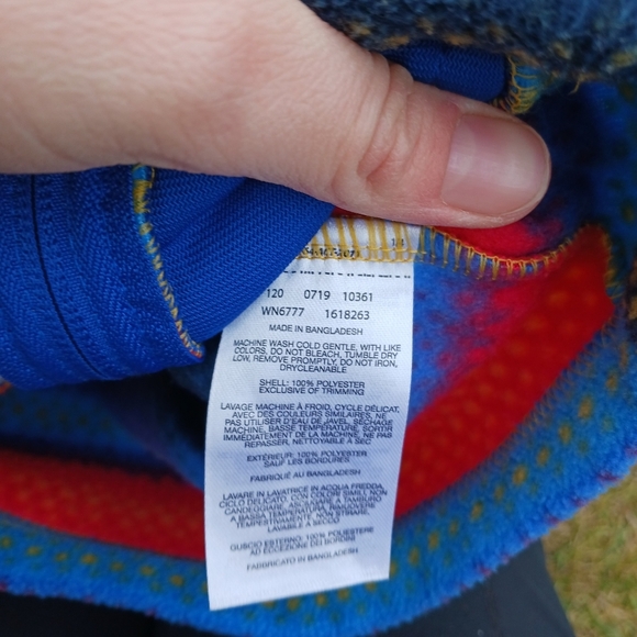 Columbia Toddler Castle Dale Printed Full Zip Fleece Jacket Sz 12-18 Months - Picture 5 of 5